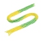 Transparent Glass Beads Strands, Segmented Multi-color Beads, Round, Faceted, Light Green, 2~2.3x1.8~2mm, Hole: 0.5~0.6mm, about 195~210pcs/strand, 14.57~14.96 inch(37~38cm)