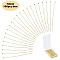 Brass Ball Head Pins, for Jewelry Making, Golden, 21 Gauge, 70x0.7mm, Head: 1.85mm, 100pcs/box