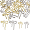 32Pcs 4 Styles Alloy Pendants, Bowknot, Mixed Color, 19~26x13~20x2~4mm, Hole: 1.4~1.6mm, 8pcs/style