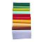 Non Woven Fabric Embroidery Needle Felt for DIY Crafts, Square, Mixed Color, 298~300x298~300x1mm, 10pcs/set
