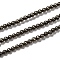 Natural Pyrite Beads Strands, Round, 2mm, Hole: 1mm, about 173~178pcs/strand, 15 inch