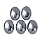 Non-magnetic Synthetic Hematite Cabochons, Oval, 25x18x6mm