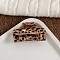 Acrylic Claw Hair Clips, Leopard, Hair Clip for Women and Girls, Peru, 76x42mm