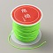 Nylon Chinese Knotting Cord, DIY Material for Jewelry Making, Lime, 0.8mm, about 21.87 Yards(20m)/Roll