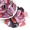 Transparent Acrylic Beads, Rectangle, Two Tone, Flamingo, 23~23.5x11x9.2mm, Hole: 1.6mm, about 287pcs/500g