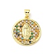 Подвеска из латуни с фианитами FIND-Z023-09A-02-1