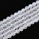 Нити из натуральных кварцевых бусин с цветным покрытием G-T144-B07-05-1