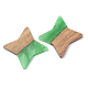 Ciondoli in resina opaca e legno di noce RESI-S389-011A-C03-2