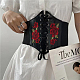 Wadorn 1pc cinture corsetto elastiche larghe in pelle pu AJEW-WR0002-01B-5