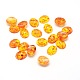 Imitated Beeswax Resin Oval Flat Back Cabochons CRES-L011-02-2