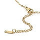 Butterfly Light Gold Brass Micro Pave Cubic Zirconia Pendant Necklaces NJEW-E105-05KCG-01-3