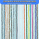 Ahadermaker® 20 нити 20 цвета стеклянные бусины нити EGLA-GA0001-05-4