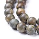 Chapelets de perles en bois de santal naturelles WOOD-F008-02-B-3