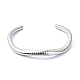 304 bracelets manchette serpents en acier inoxydable BJEW-G693-02P-2