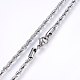 304 Stainless Steel Rope Chain Necklaces X-NJEW-F226-03P-06-2