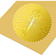 Pegatinas autoadhesivas en relieve de lámina de oro DIY-WH0211-192-4