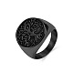 Ретро титановое стальное кольцо на палец «Древо жизни» FIND-PW0020-06C-EB-1