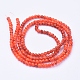 Spray Painted Glass Bead Strands X-GLAD-S075-4mm-39-3