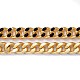 Two Tone Handmade Brass Curb Chains CHC-I035-01G-06-2