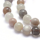 Chapelets de perles de sunstone naturelle naturelles G-K224-02-8mm-3