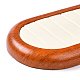 Модный бархатный деревянный поднос для колец ODIS-P008-09B-3