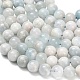 Natürliche Aquamarin Perlen Stränge&nbsp;G-F826-B01-10mm-4