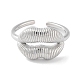 304 Stainless Steel Open Cuff Rings RJEW-H217-01P-2