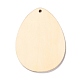 Manualidades de diy forma de huevo de pascua recortes colgantes AJEW-P087-B01-15-3