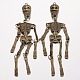 Menschliche Skelett tibetischen Stil Legierung große Anhänger X-PALLOY-K110-38AB-NR-1