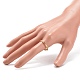 Erweiterbarer Fingerring mit Kupferdrahtwicklung für Frauen RJEW-JR00479-03-3