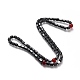 Эластичные ожерелья и браслеты с магнитными синтетическими гематитовыми бусинами NJEW-M182-03-3