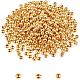 UNICRAFTALE 400pcs 4mm Golden Round Spacer Beads 304 Stainless Steel Loose Beads Rondelle Small Hole Spacer Bead Smooth Beads Finding for DIY Bracelet Necklace Jewelry Making STAS-UN0001-64G-1