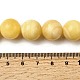 Нити бусин из натурального желтого нефрита G-A274-A01-10mm-01-5