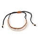 Bracelets de perles de nylon tressés réglables BJEW-JB05822-03-1