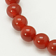 Natural Agate Beads Strands G-G390-16mm-03-1