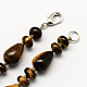 Collares de abalorios de piedras preciosas de moda NJEW-R210-05-2