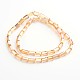AB Color Plated Faceted Cuboid Electroplate Glass Beads Strands EGLA-F109-A02-2