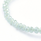Verre plaquent colliers de perles NJEW-JN02793-05-2