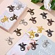 36Pcs Flying Dragon Charms Pendant Tibetan Style Alloy Charm Animal Pendants Mixed Color for Jewelry Handmade Making JX315A-2
