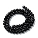 Natural Black Onyx Beads Strands G-Z024-01C-3