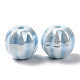 Handmade pearlized Porzellan Perlen PORC-G010-01B-3