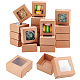 Folding Kraft Paper Cardboard Jewelry Gift Boxes CON-WH0092-25A-1