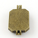 Estante de bronce hueca colgantes difusor medallón de chapado X-KK-S634-AB-3