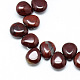 Natürliche rote Jaspis Perlen Stränge G-T005-03-1
