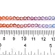 Градиентные цветные стеклянные бусины X1-DGLA-A039-T6mm-A015-5