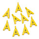 26 piezas de conectores de enlaces de alfabeto de aleación pintados con spray PALLOY-T075-48-RS-3