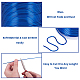 BENECREAT 9 Gauge 55FT Tarnish Resistant Jewelry Craft Wire Bendable Aluminum Sculpting Metal Wire for Jewelry Craft Beading Work - Purple AW-BC0001-1.5mm-01-2