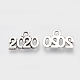 Tibetan Style Alloy Charms X-TIBE-T010-35AS-RS-2