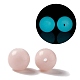 Perle de verre couleur bonbon lumineuse GLAA-E031-01B-06-1