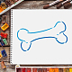Большие пластиковые многоразовые шаблоны трафаретов для рисования DIY-WH0202-100-6